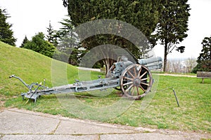 Old world war cannon