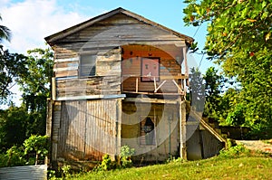 Old Worn Caribbean House