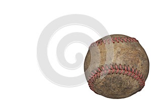 Old Worn Out Baseball