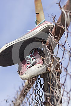 Old Worn Sneakers