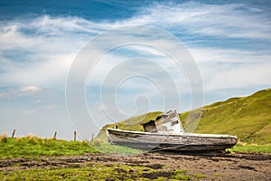 Old wreck boat