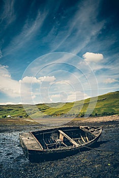 Old wreck boat