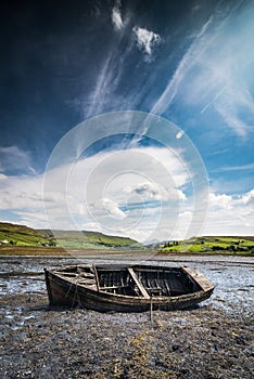 Old wreck boat