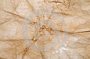 Old wrinkled paper