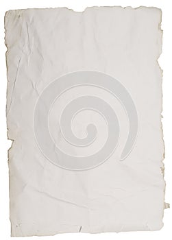 Old wrinkled paper