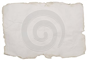Old wrinkled paper