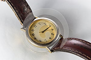 Old wristwatch close-up