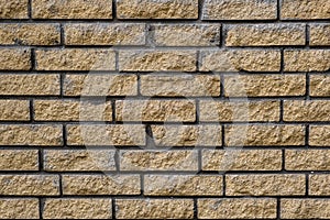 Old yellow Brick wall. brick wall, masonry texture, brickwork pattern background