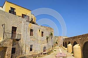 Old Yellow Building On The Territory Of The Mariti