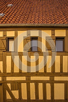 Old yellow building