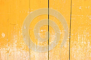 Old yellow colored wood background texture