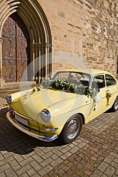 Starý svatba auto 