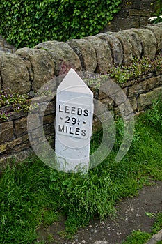 Old Yorkshire signpost