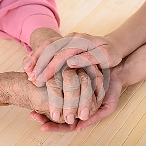 Old and young hands