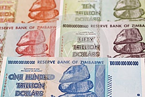 Old Zimbabwean dollar a business background