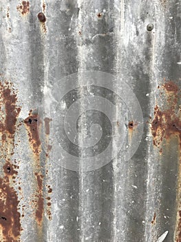 Old zinc sheet by rust texture pattern background