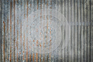 Old zinc texture background, rusty on galvanized metal surface