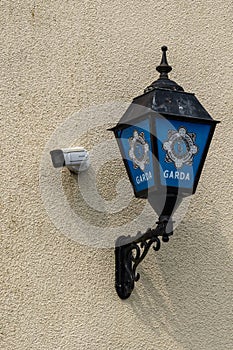 Oldcastle, County Meath, Ireland, 26th June 2023. Garda sign