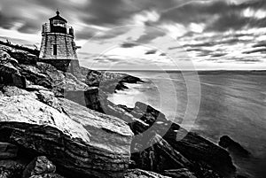 Oldcastle lighthouse in newport rhode island