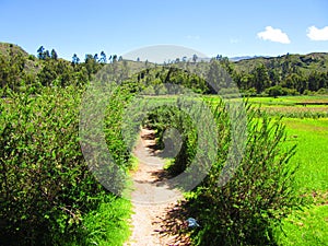 Olde Village Inca Trails, Country side of Peru.