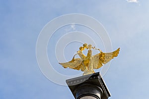 Golden double-headed eagle