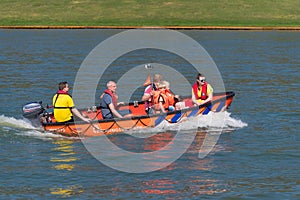 Lifeboat in action