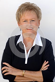 Older business woman photo