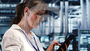 Data center with AI server racks