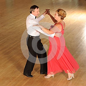 Older Couple Ballroom Dancing