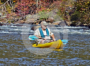 Older Man in Kayak