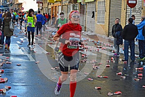 Older Runners Enjoying Marathon Race