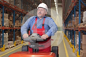 Older Warehouse Worker