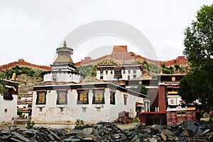 The oldest buddism temple in Lhasa photo