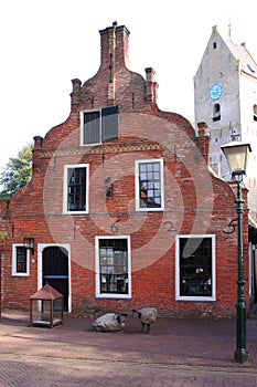 Oldest commanders house of Nes, Ameland, Holland photo