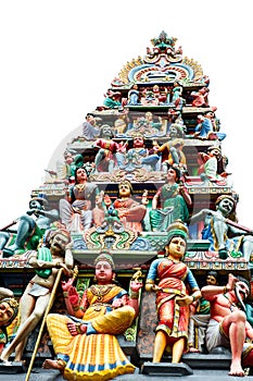 Oldest hindu temple Sri Mariamman in Singapore