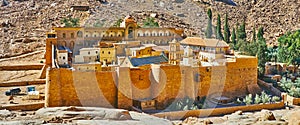 The oldest Orthodox Monastery, Sinai, Egypt photo