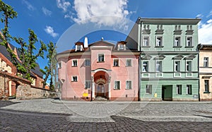 The oldest preserved residential building in Zabkowice Slaskie, Poland