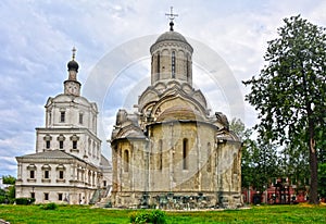 The oldest stone Church in the capital in the Spaso-Andronikov monastery in Moscow, Russia photo