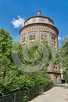 the oldest water tower, Wasserturm in Berlin in the Prenzlauer Berg district photo