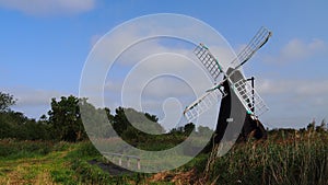 Windmill at Wicken Fen, England