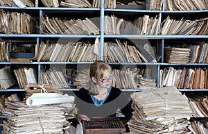 Oldfashioned office photo