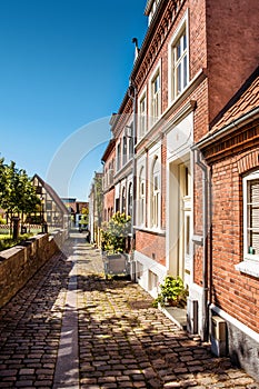 Oldfashioned street architecture photo