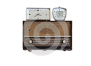 Oldie radios and clock