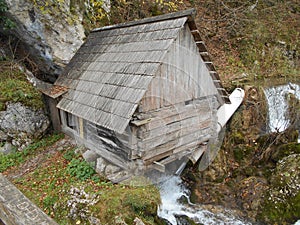 Old Mill on the water, Krupa on Vrbas photo