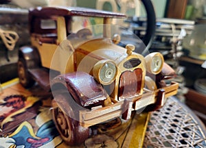 Olds Mobile Wood Toy