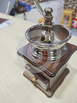 Oldschool coffee grinder