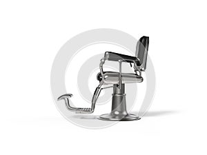 Oldscool barber chair 3d image