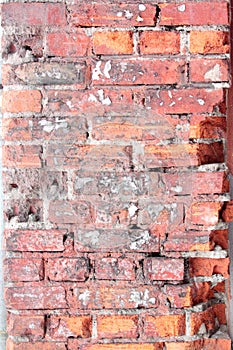 Oldtime oldfashion brickwork