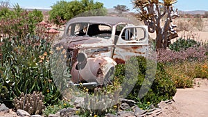 Oldtimer Carwreck , Canyon Roadhouse , Namibia