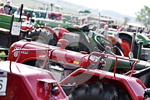 Vintage tractor meeting in Desselbrunn VÃÂ¶cklabruck district